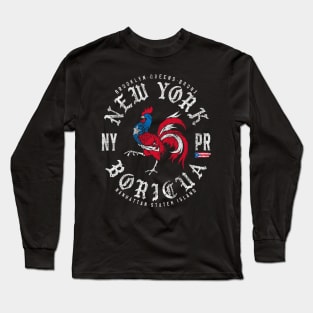 New York Boricua Gallo Long Sleeve T-Shirt